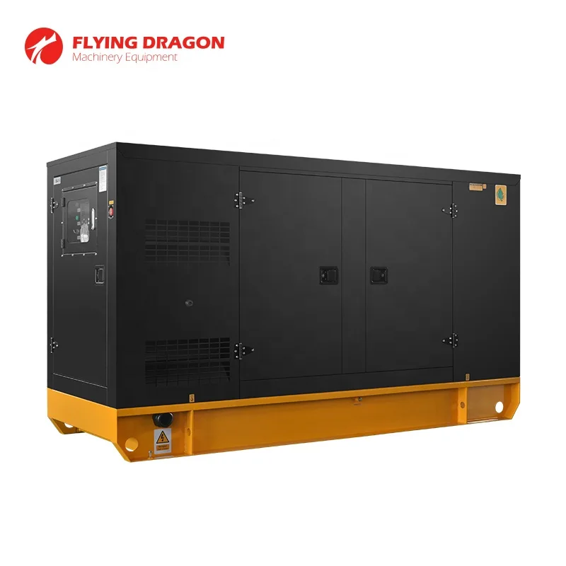 Mounted skid SDEC diesel generator 300kw power generation 375kva price with China home brand engine