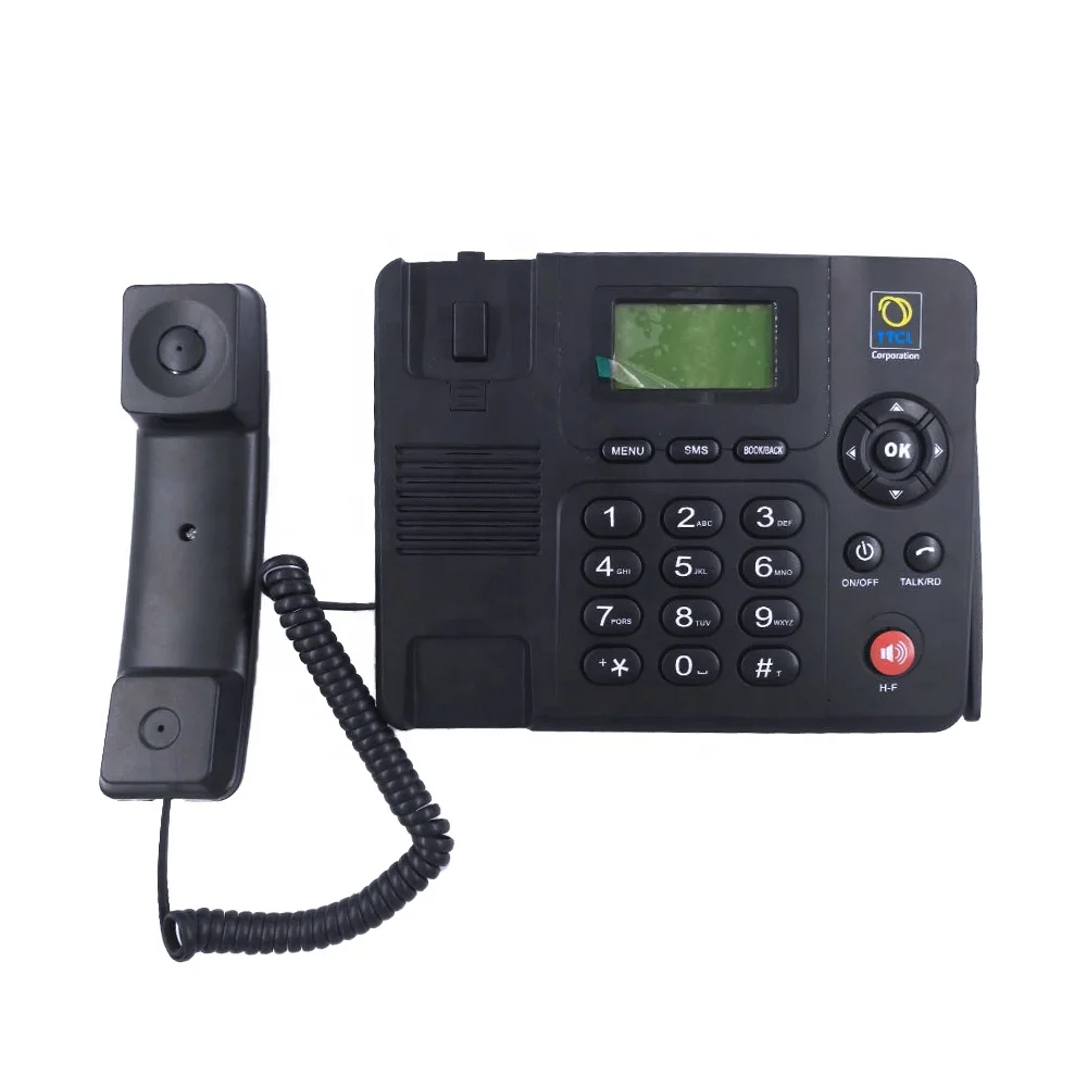 Shenzhen 3G Fixed Wireless Phone Terminal with TNC Antenna FM Radio SMS Blue Backlight TF Card and Dual Sim Card Functions