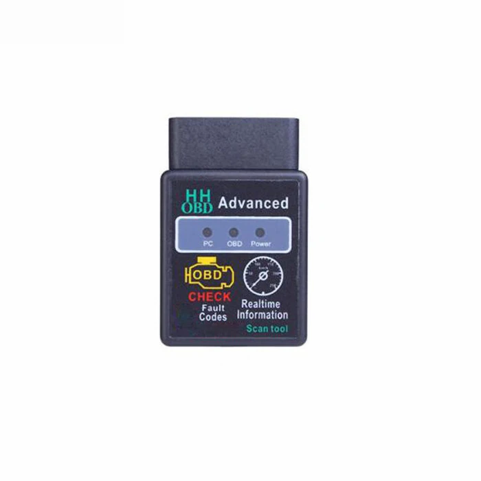 Беспроводной сканер OBD2 ELM327 V2.1 HH OBD Advanced OBDII ELM 327, автомобильный диагностический сканер с CE