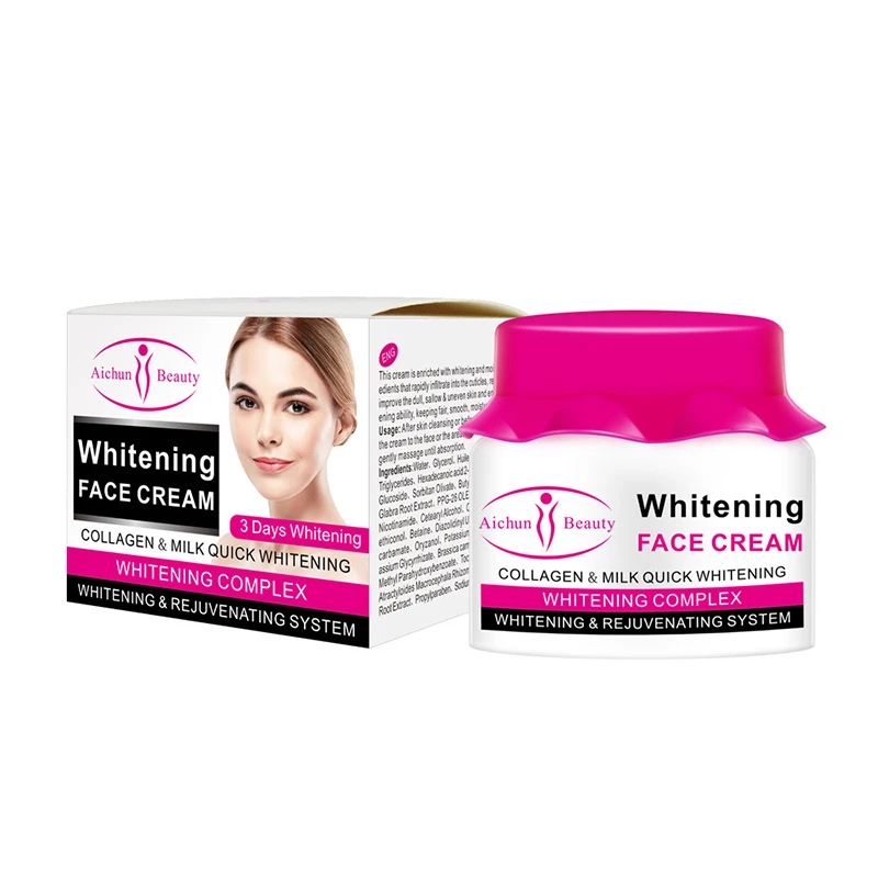 Small Quantity Wholesale Skin Care Cream Aichun Beauty Whitening 3 Days Moisturizing 60ml Cream Restore Anti Aging Facial Cream