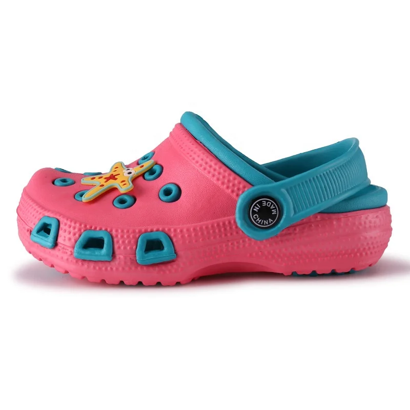 CL8012 new model breathable boys girls beach sandal kids Clogs children clog with cartoon charms