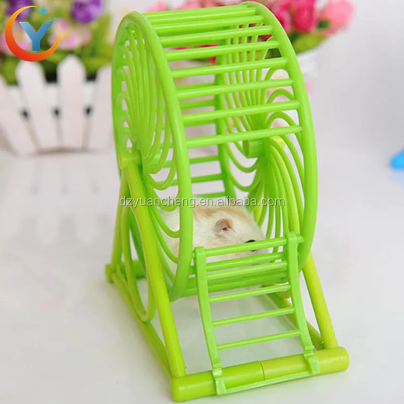 Plastic Mouse Hamster Wheel Mouse Dwarf Exercise Toy Wheel Running Spinner roller