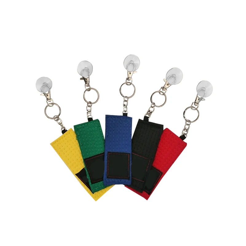 Fashion wholesale martial arts taekwondo/karate/bjj mini belt key chains accessory,taekwondo equipment