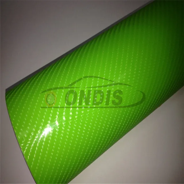 Decoration PVC 4D Carbon Fiber Vinyl For Mini Cooper Car Wrap Sticker