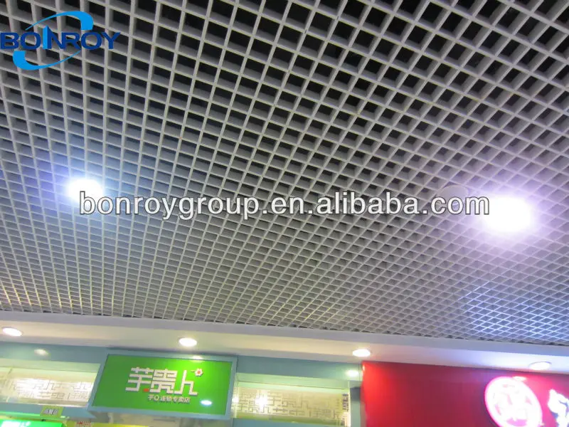 
fireproof metal suspended aluminum ceiling / aluminum strip false ceiling 
