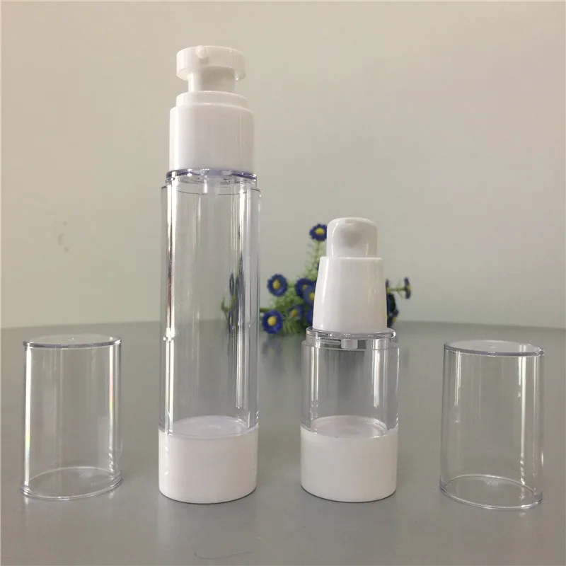 2017 hotsale крем упаковка безвоздушного насоса бутылки 30 мл 50 мл 100 мл