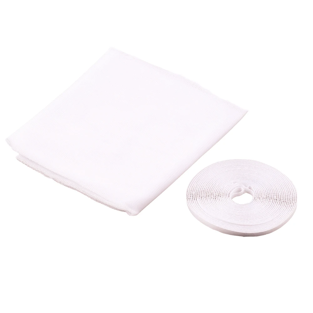 Removable polyester insect mosquito nets self adhesive DIY window screen