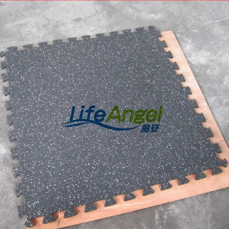 Interlocking Edge Playground multipurpose sports court indoor synthetic 6mm rubber flooring