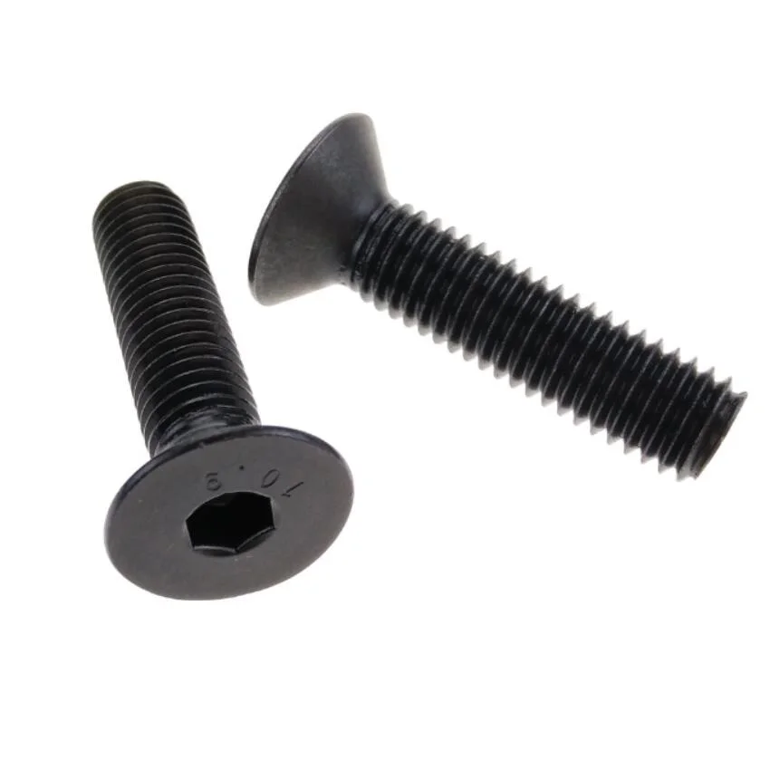 
Black Socket Head Screws Flat Grade 10.9 Fastener M10 DIN 7997 