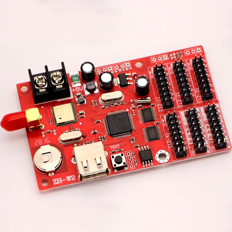 ZH-W2 СВЕТОДИОДНЫЙ Модуль p10 RGB светодиодный дисплей Wifi Пульт дистанционного управления карты контроллера