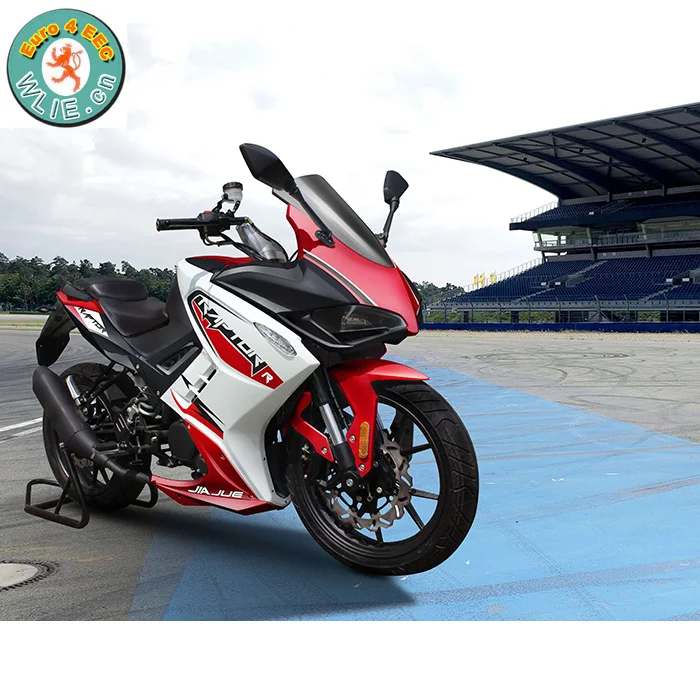 Cheapest Sport Motorcycle Gas Scooter Selling Well in Morocco EEC Racing R7 125CC With Euro 4 Water Cooled EFI System
