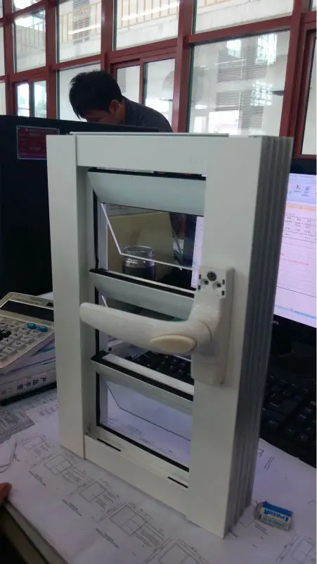 Support Customization Powder Coating Aluminum Shutter Windows Glass Shutter Windows Aluminum Profile For Windows