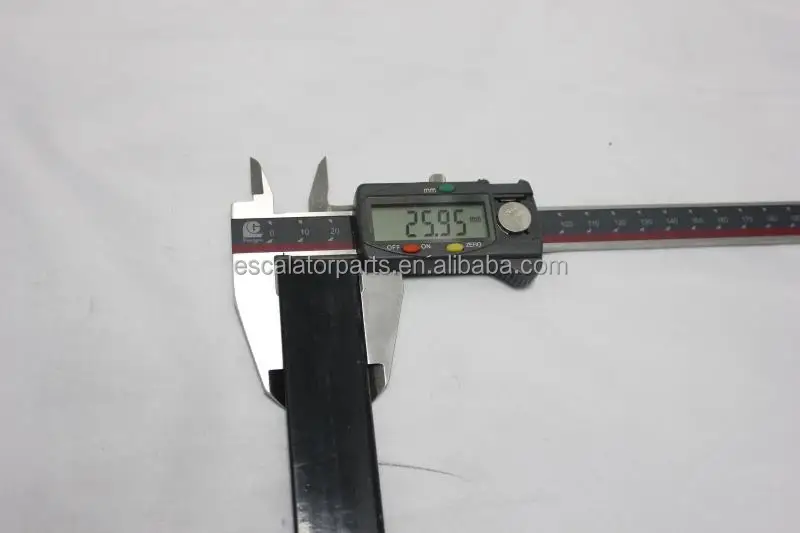 
Escalator Handrail Guide Strip, Escalator Plastic Rail with black color, 26*7*2.4 mm 