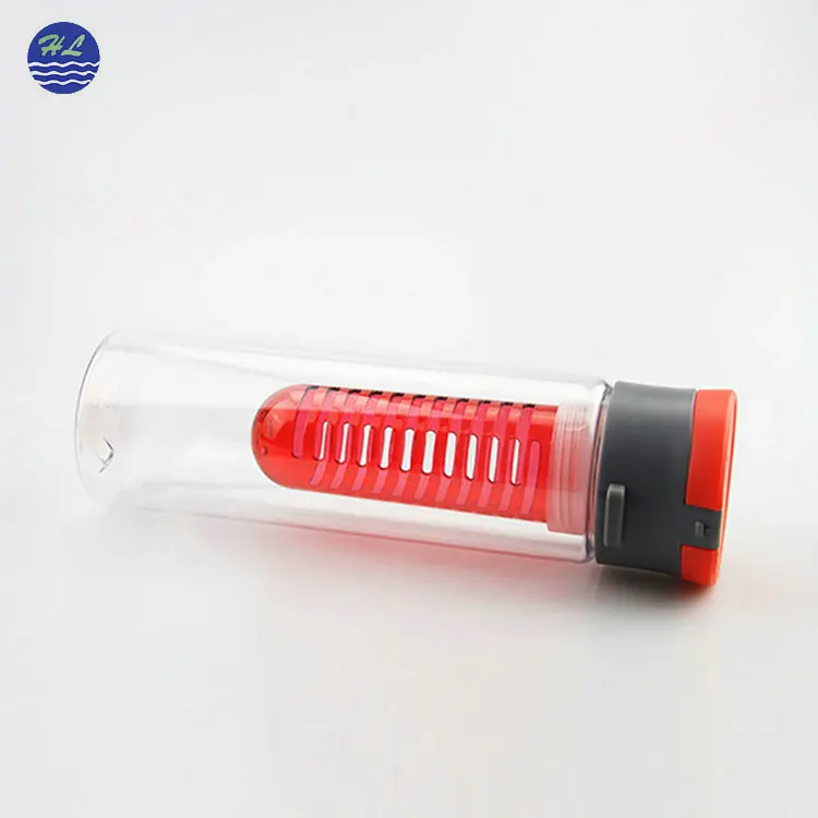 
Wholesale BPA free 750ml fruit infusion leak proof private label tritan plastic detox sport fruit infuser water bottle 