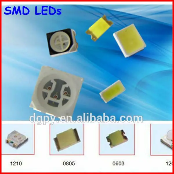 SMD LED Diodes 0603 0805 1206 1210 3014 3528 5050 5630 5730 ( CE & RoHS Compliant )