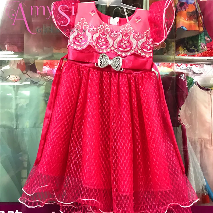 2.9 USD GQ109 New design lace mix color mix size girls twirl dress, kids girls smoking dresses, dress for girl 2-10 year