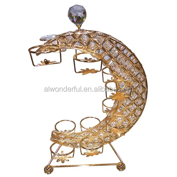 2024 арабский Металлический Подстаканник с кристаллом