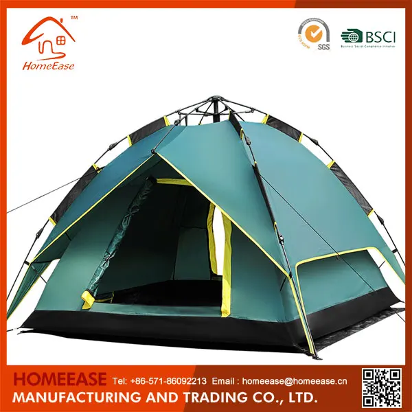 Portable foldable trekking tent for camping