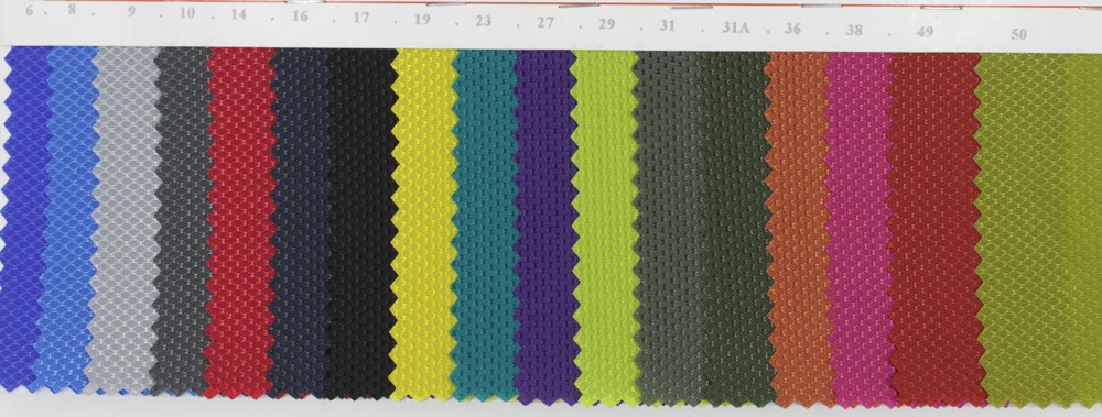 water repellent 210D nylon ripstop hexagon with uly coating