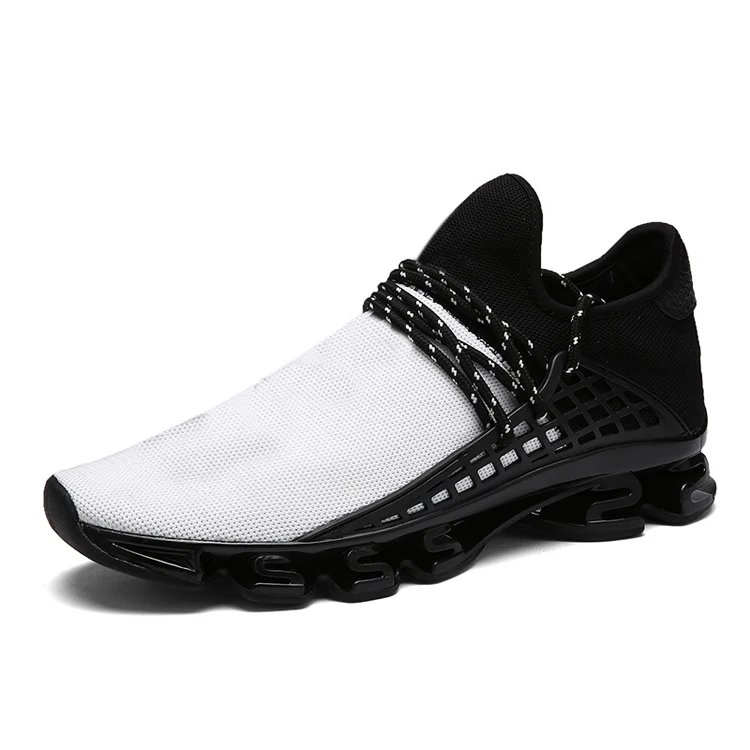 Mens Casual Walking Sneakers Slip On Blade Outdoor Sport Shoes