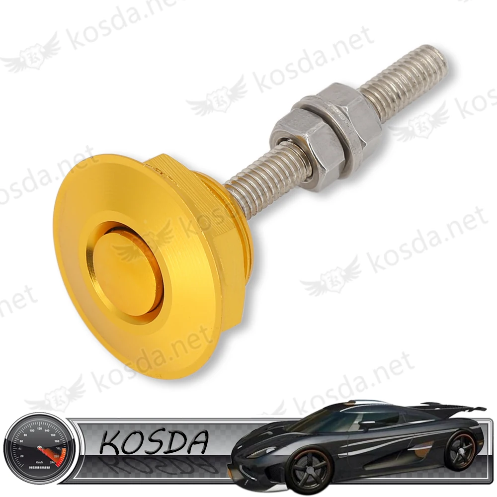 Китайский поставщик универсальная Кнопка Алюминий заготовки Racing Quick Release автомобилей капот pin Комплекты