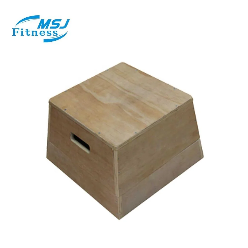 Jump Box 3 in 1 wooden plyometric Plyo Boxes