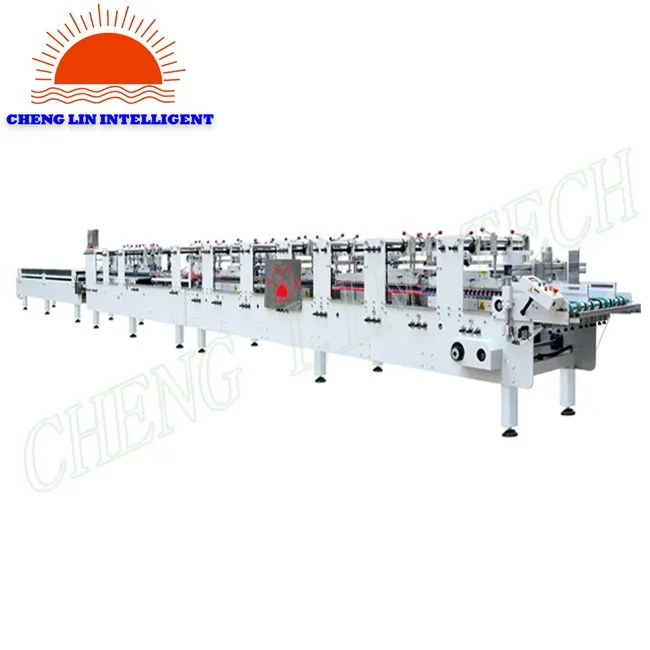 PVC box gluing machine