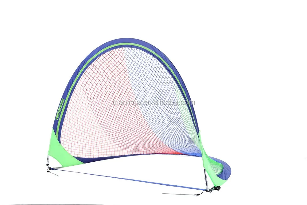 Podiyeen Portable pop up soccer goal set(1 goal, carrying bag, ball, inflator) size 72*40*40 inches