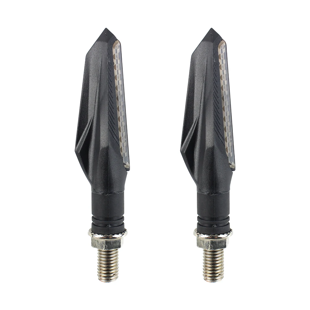 Universal Motorcycle Bike LED Amber Turn Signal Blinker Light Indicators