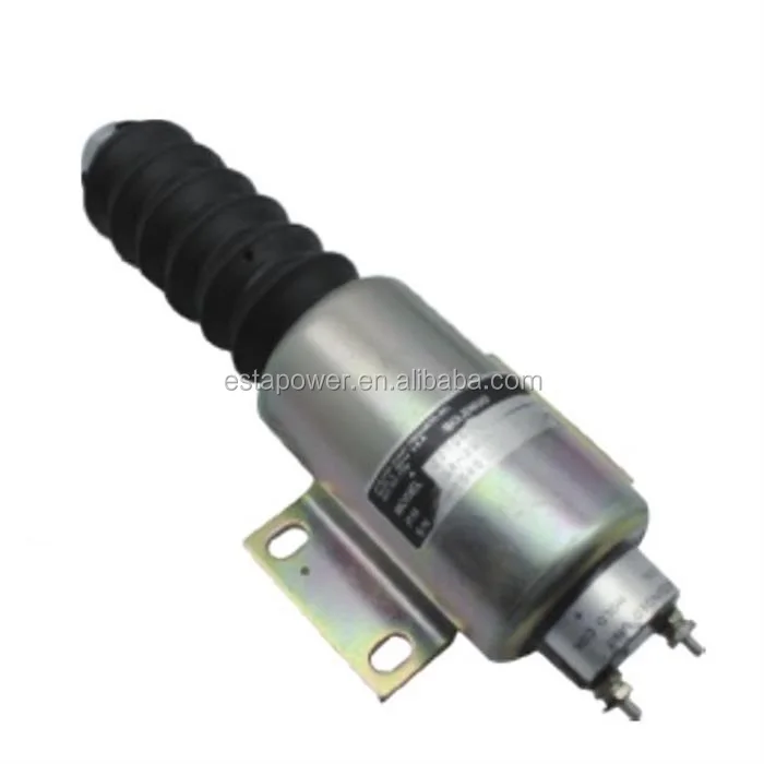 2370 серия соленоид отключения 2370ES-12 2370ES-24 электромагнитный клапан SA-3973-12 SA-3973-24 для генераторной установки большой двигатель 2370ES-24E6G1B2S1