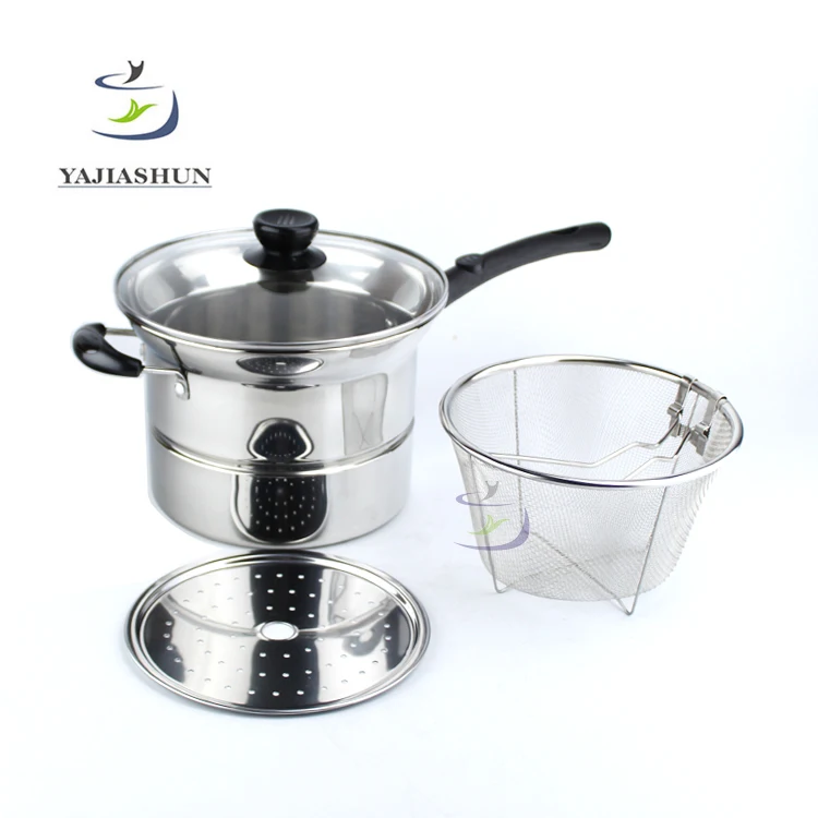 Good Quality Cheap Price Noodle Cooking Pots Glass Lids Stainless Steel Pasta Pot With Strainer