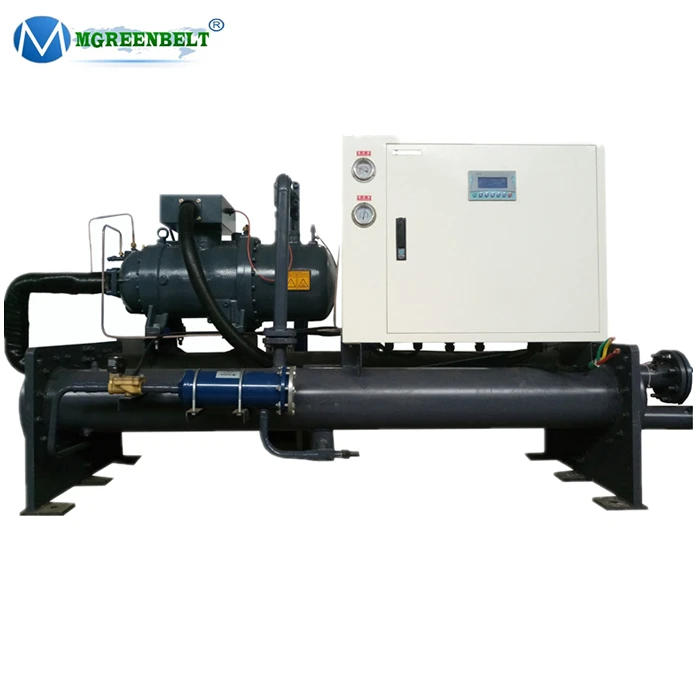 Single / Two Compressor 50 Ton Industrial Water Cooled Screw Chiller
