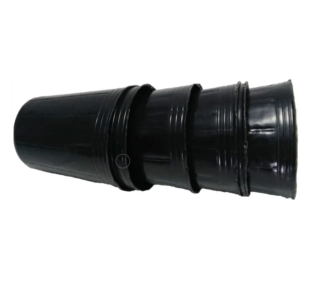 HDPE black plastic nutrition soft pot for orchid