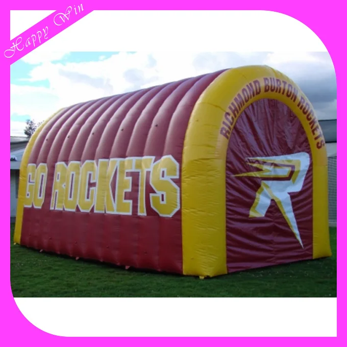 Attractive pvc cheap inflatable tunnel inflatable football tunnel for sale
