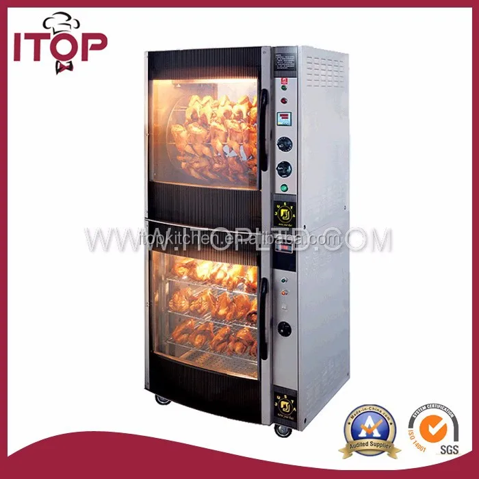  Электрический Курица 2 слоя гриль-бар