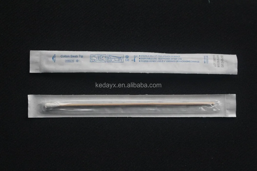 
cheap price medical wood cotton swab stick tip 
