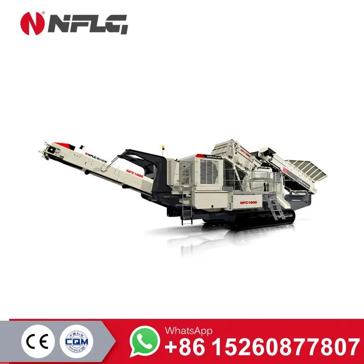 
Diesel Engine Wheel Mobile Mine 100tph Cone Crusher 