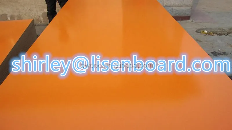 18mm high gloss acrylic melamine coated cheap mdf board