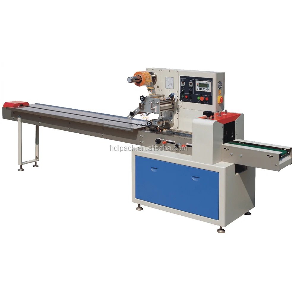 FOSHAN HOT SALE MODEL Horizontal soap, chocolate bar, protein bar pillow plastic packaging machine