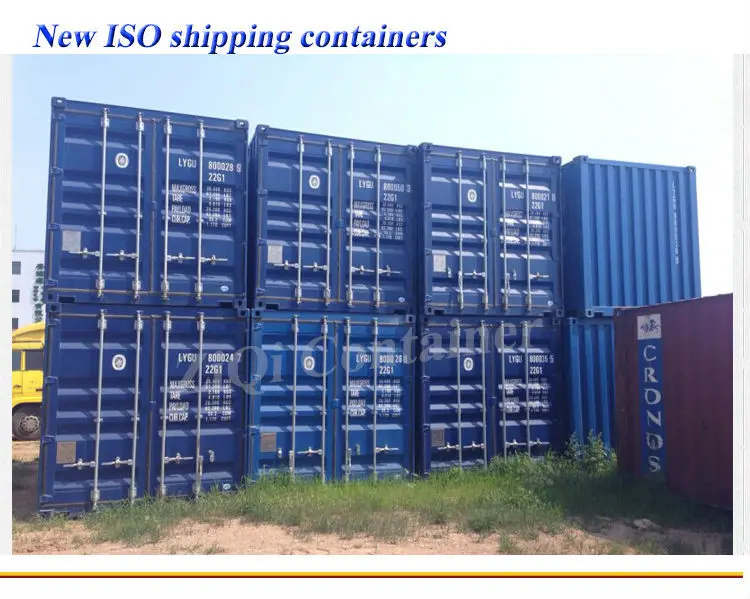 ISO standard 20ft sea container supplied in China main ports