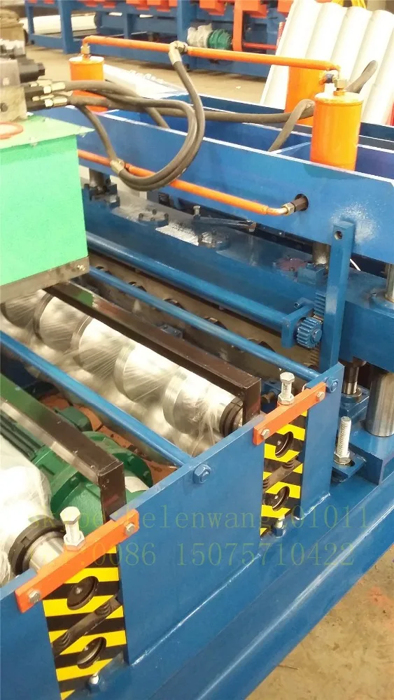 Glazed tile building material metal sheet cold forming machine/corrugated roof making machine