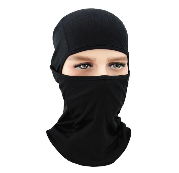 Custom men merino wool hooded ski full face balaclava