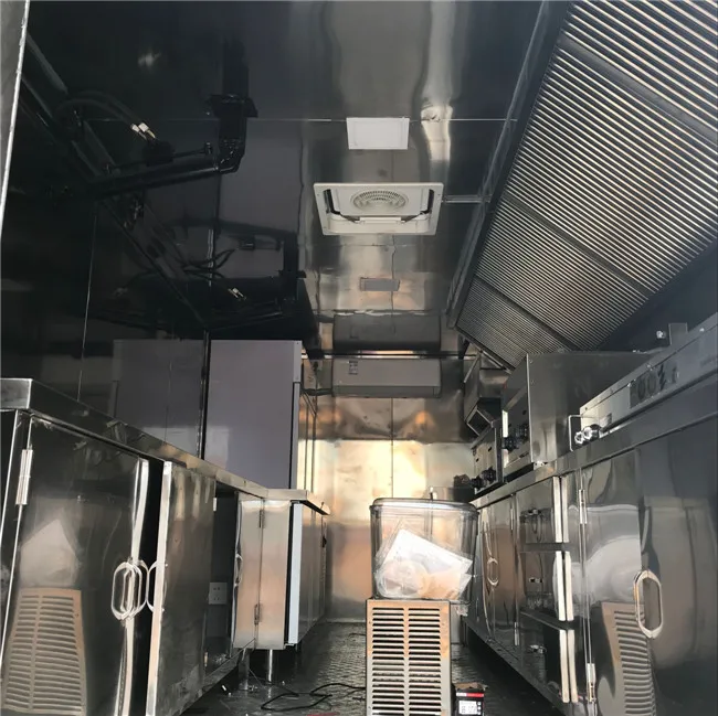 Factory customized JAC diesel engine mobile drink snack truck mobile shop food vans