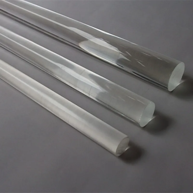 
Home Decor Acrylic Clear Rods OD5x1000 High Transparent PMMA Stick Plastic Bar Building Hotel Decoration Cut into any length 