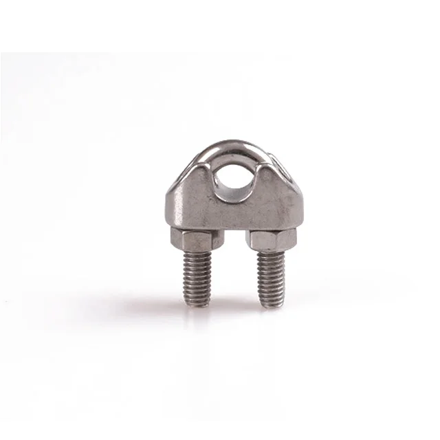 Hot sales M22 stainless steel U bolt clamps for 20mm wire rope ss304 material