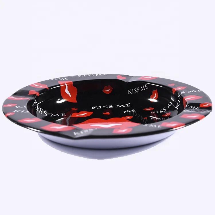 custom logo metal cigar beach ashtray