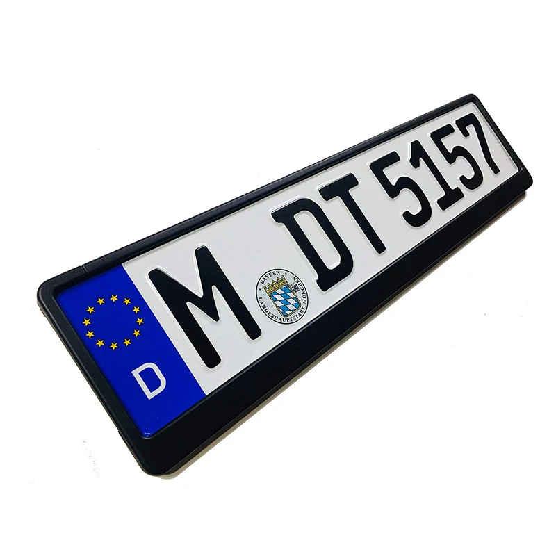 Jutien Amazon Plastic European License Plate Frame Euro License Plate Holder