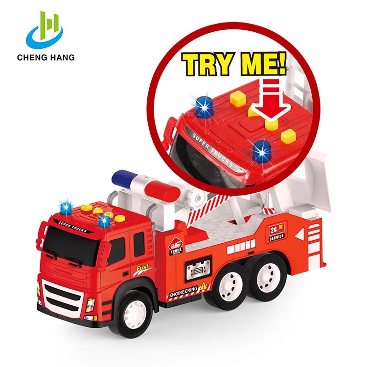 1/12 13 дюймовый пластиковый фрикционный грузовик, игрушки, спасательный автомобиль, буксир, пожарная машина, модель игрушки