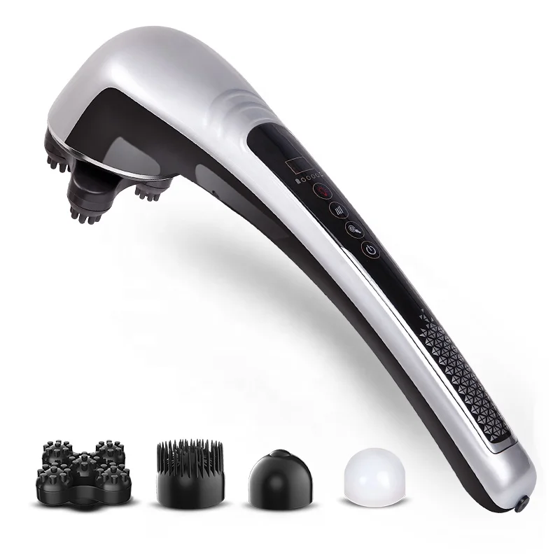 Rechargeable cordless handheld infrared percussion body massager vibration massage hammer LY-653A