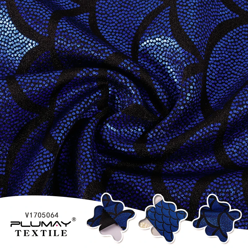 Iridescent Sparkly Scale Mermaid Fabric Hologram Spandex 4 Way Stretchy fish scale fabric for skirt tail swimwear
